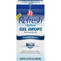 Colírio em gel lubrificante Refresh Optive 10 ml, pacote com 4 Colírio em gel lubrificante Refresh Optive 10 ml, pacote com 4
