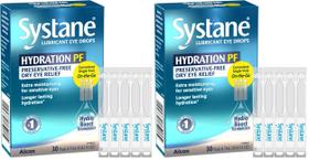 Colírio Lubrificante Alcon Systane Hydration Sem Conservantes 2x30 Unidades 18 ml