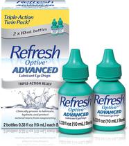 Colírio Lubrificante Refresh Optive Advanced 20 ml Kit com 2 Colírio Lubrificante Refresh Optive Advanced 20 ml Kit com 2