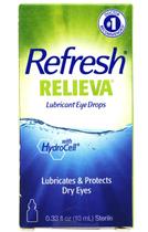 Colírio lubrificante Refresh Relieva 10 ml para olhos secos