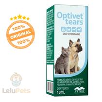 Colírio para Cachorro Gato Cavalo Vetnil Optivet Tears 10ml Colírio para Cachorro Gato Cavalo Vetnil Optivet Tears 10ml