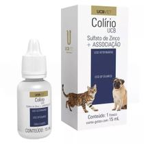 Colírio Para Cães E Gatos Ucb Pet 15ml - Ucbvet