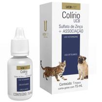 Colírio Para Cães E Gatos UCB Vet 15ml