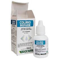 Colírio Para Cães Gatos Infecção Ocular Biofarm 20ml