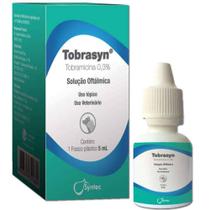 Colírio Syntec Tobrasyn Para Cães E Gatos 5 Ml