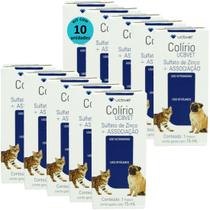 Colírio UCBVET 15ml Para Cães Kit Com 10 Unidades Colírio UCBVET 15ml Para Cães Kit Com 10 Unidades