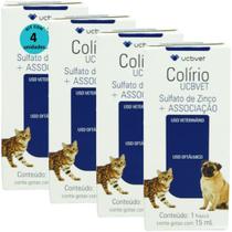 Colírio UCBVET 15ml Para Cães Kit Com 4 Unidades Colírio UCBVET 15ml Para Cães Kit Com 4 Unidades