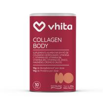 Collagen Body Vhita Proteína Isolada Hidrolisada sem lactose Colágeno BodyBalance para os músculos 495g