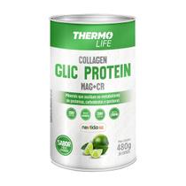 Collagen Glic Protein Colágeno Hidrolisado Fibras Limão 480g Thermo Life Magnésio e Cromo Collagen Glic Protein Colágeno Hidrolisado Fibras Limão 480g Thermo Life Magnésio e Cromo