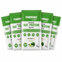 Collagen Glic Protein - Sabor Limão - Kit C/ 5 Sachês 16g Collagen Glic Protein - Sabor Limão - Kit C/ 5 Sachês 16g