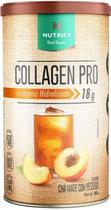 Collagen pro 450g cha mate com pessego - nutrify