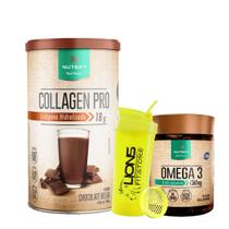 COLLAGEN PRO 450G - Colágeno Body Balance - Nutrify +Omega 3 120 caps Nutrify + Coqueteleira Cor Sortida 700 ml