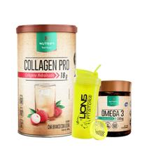 COLLAGEN PRO 450G - Colágeno Body Balance - Nutrify +Omega 3 60 caps Nutrify + Coqueteleira Cor Sortida 700 ml