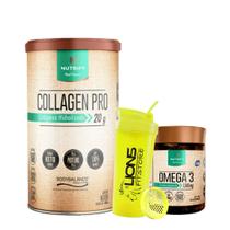 COLLAGEN PRO 450G - Colágeno Body Balance - Nutrify +Omega 3 60 caps Nutrify + Coqueteleira Cor Sortida 700 ml