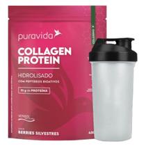 Collagen Protein Berries 450g Coqueteleira - PuraVida