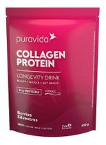 Collagen Protein Berries Silvestre 450g Puravida