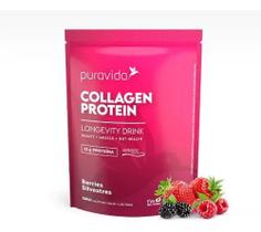 Collagen Protein Berries Silvestres 450gr Pura Vida - Pura Vida