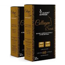 Collagen Secrets Colageno Hidrolisado Tipo 1 Com 2x60 cápsulas Liquidas Softgels