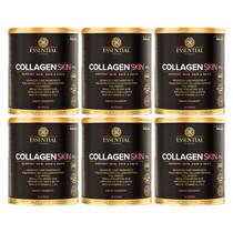 Collagen Skin 330g Cranberry - 6 unidades - Essential Nutrition - Biotina e Vitaminas A, C, E