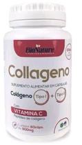 Collageno Tipo 1 E 2 Com Vitamina C 500Mg 60Cáps Bio Nature