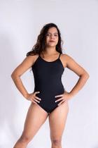 Collant alça fina tule costas em V