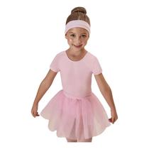 Collant Bailarina Infantil Rosa com Saia Tutu Ballet Clássic Collant Bailarina Infantil Rosa com Saia Tutu Ballet Clássic