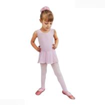 Collant Ballet Com Saia Ritmus Regata Carla Infantil Collant Ballet Com Saia Ritmus Regata Carla Infantil