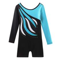 Collant BAOHULU para meninas, ginástica infantil, tamanho B196, tamanho 100-150