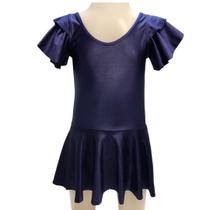 Collant Bree Saia Com Laço - Azul Marinho