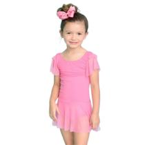 Collant Bree Saia Pingos Dourados - Rosa Babaloo