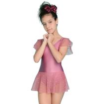 Collant Bree Saia Tule Coração - Marsala