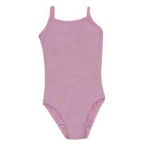 Collant Com Alça Em Viés Em Helanca Rosa Collant Com Alça Em Viés Em Helanca Rosa