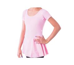 Collant De Balé Meia Manga com Saia Body Ballet Infantil