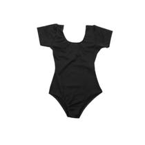 Collant Meia Manga Em Helanca Preto Collant Meia Manga Em Helanca Preto