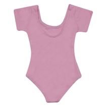 Collant Meia Manga Em Helanca Rosa Collant Meia Manga Em Helanca Rosa