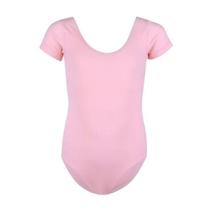 Collant Meia Manga Rosa Infantil Ballet Capezio 10 Anos