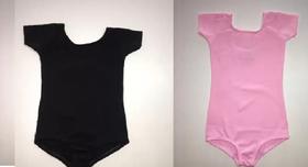 Collant para ballet manga curta helanca Collant para ballet manga curta helanca