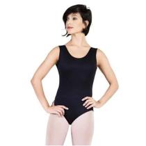 Collant regata com decote redondo em Amni Ballet Adulto Capezio Original Collant regata com decote redondo em Amni Ballet Adulto Capezio Original