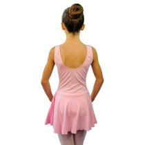 Collant Regata Decote Redondo Com Saia Em Helanca Evidence 126