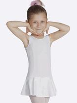 Collant Regata Infantil com Saia Só Dança