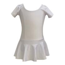 Collant Saia Com Laço - Branco Collant Saia Com Laço - Branco