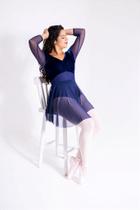 Collant Velvet com Manga 3/4 - Sideral M