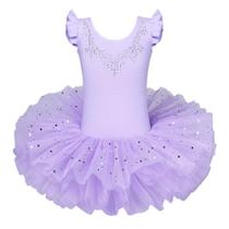 Collants de balé BAOHULU, saia completa, tutu, dança, vestido para meninas