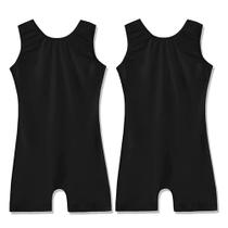 Collants de ginástica EQSJIU para meninas com shorts de 5 a 6 anos x 2