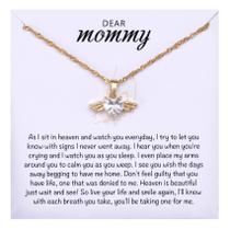 Collar MIXJOY Mamá de un Ángel Bebé Dorado