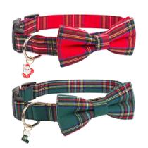 Collar Navideño para Perros PTDECOR con Moño para Perros Grandes Collar Navideño para Perros PTDECOR con Moño para Perros Grandes