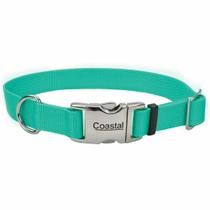 Collar para Perro Costero Ajustable con Hebilla Metálica Verde Azulado 2.5-6.5 cm Collar para Perro Costero Ajustable con Hebilla Metálica Verde Azulado 2.5-6.5 cm