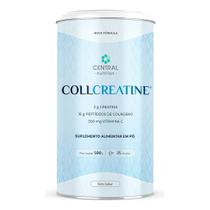 Collcreatine Colágeno Creatina Proteína Suplemento em pó 500g - Central Nutrition - Sem Sabor