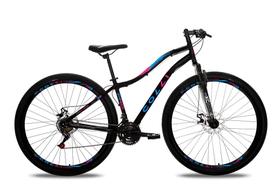 Colli Bike, Paris, Aro 29 Aero, Quadro Rebaixado Tam.15,5, Aço Carbono, 36 Raias, 21 Velocidades, Suspensão Dianteira, Freio a Disco, Alavanca Rapid Fire, Pedivela Triplo Aço, Roda Livre 7V Index