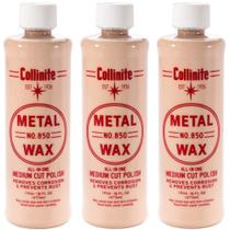 Collinite de cera metálica nº 850 473 ml, pacote com 3 unidades, proteção de superfície